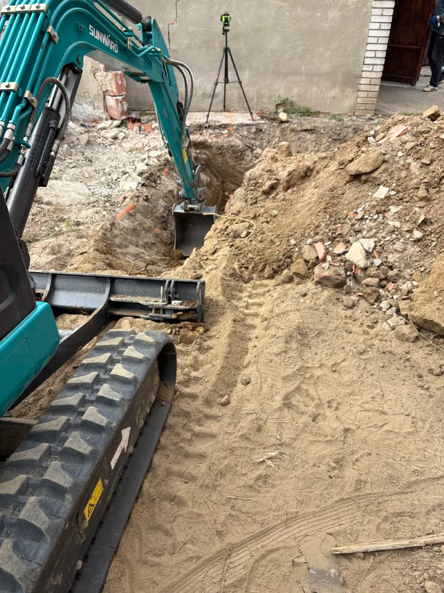 Strojni iskop rova za instalacije